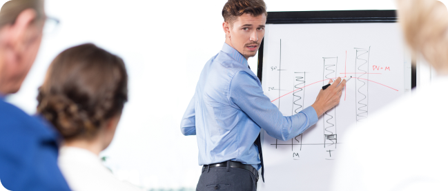 In the visual, the strengths and weaknesses of the personnel are revealed with machine learning algorithms and in-house training is provided